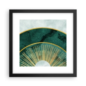 Plakat i sort ramme - Et anderledes solsystem - 30x30 cm