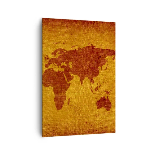 Lærredstryk - Billede på lærred - Invitation til en rejse - 70x100 cm