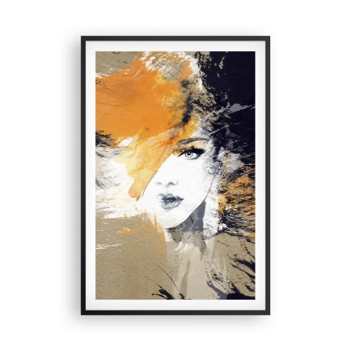 Plakat i sort ramme - Og det bliver let - 61x91 cm