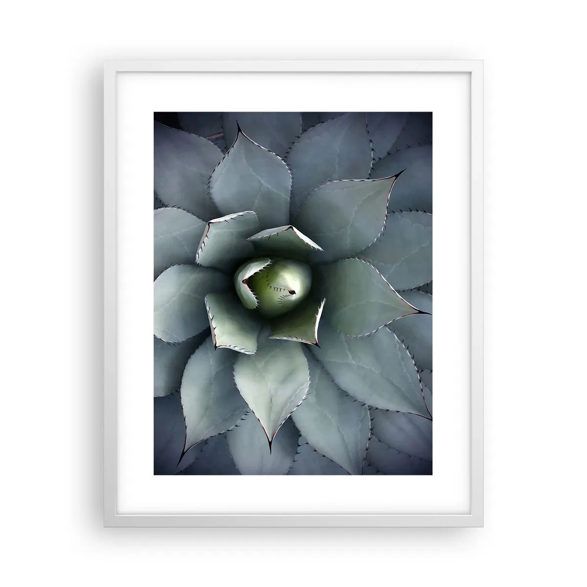Plakat i hvid ramme - Lokkemad og advarsler - 40x50 cm