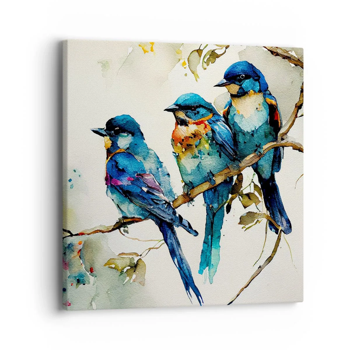 Lærredstryk - Billede på lærred - Er han fornærmet? - 40x40 cm