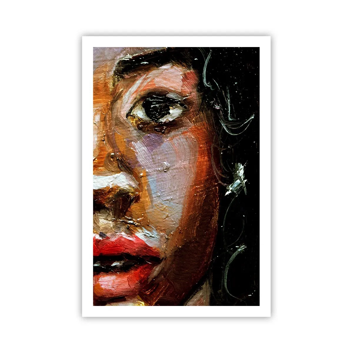 Plakat - Sort og glitter - 61x91 cm