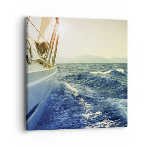 Lærredstryk - Billede på lærred - For eventyr - 40x40 cm