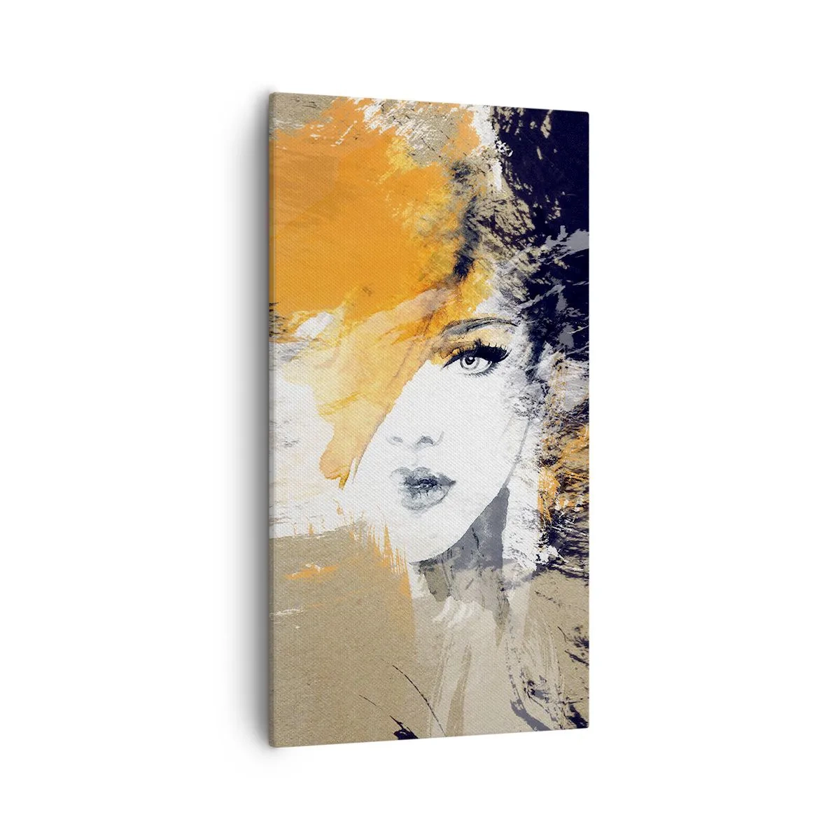 Lærredstryk - Billede på lærred - Og det bliver let - 55x100 cm