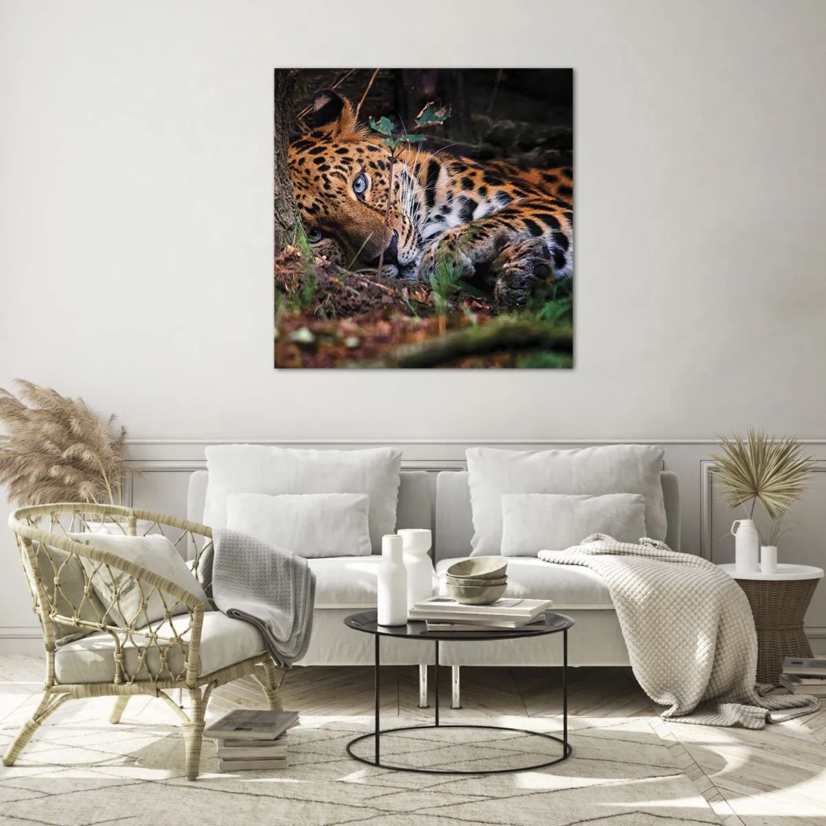 Billede på glas - Stol på mig - 40x40 cm