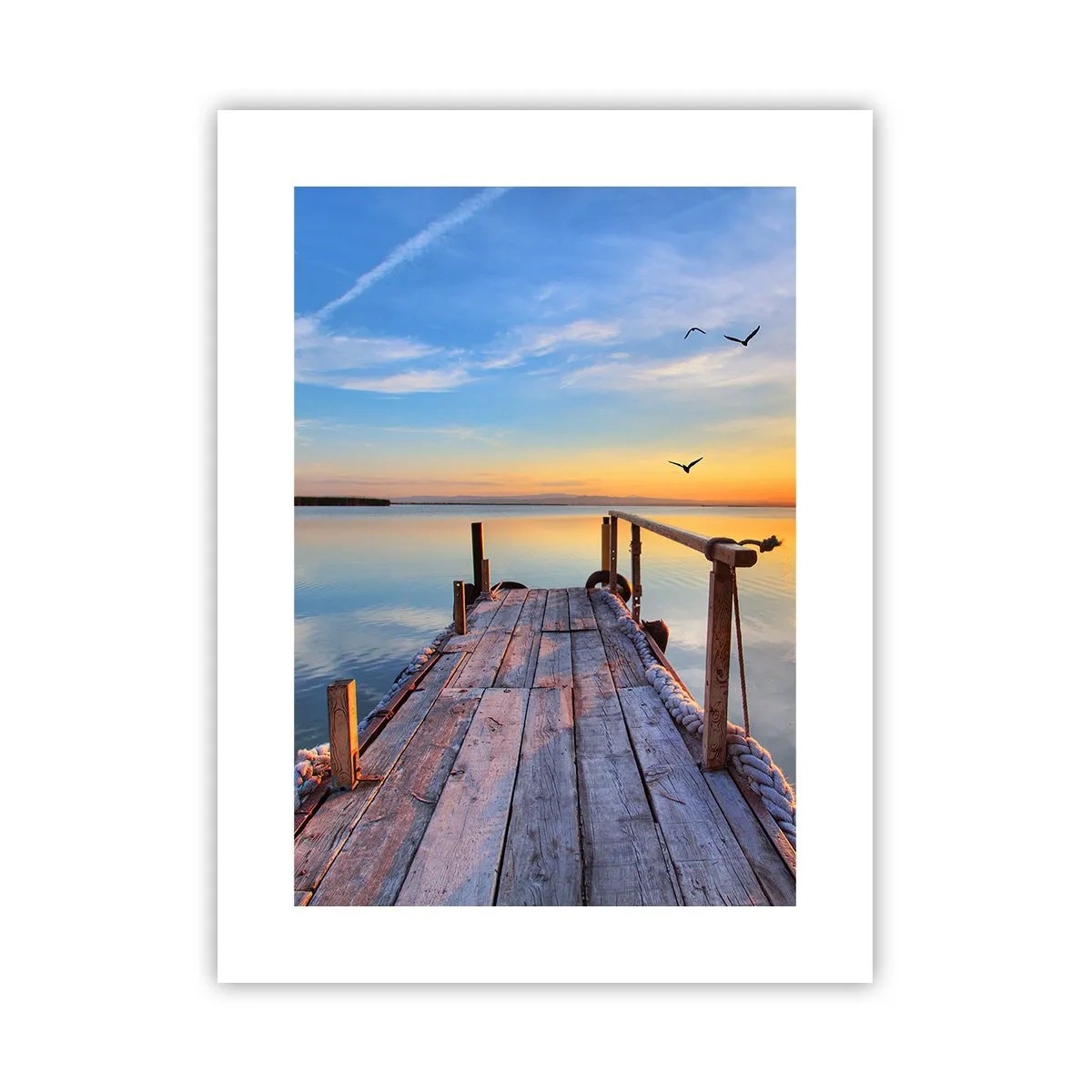 Plakat - Går fremad mod solen - 30x40 cm