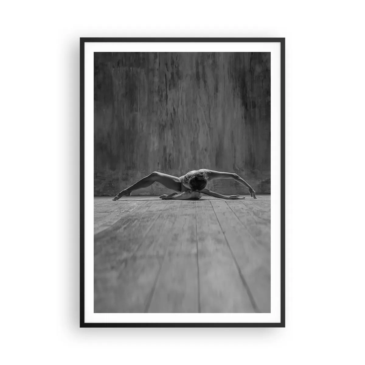 Plakat i sort ramme - Symmetri fundet - 70x100 cm