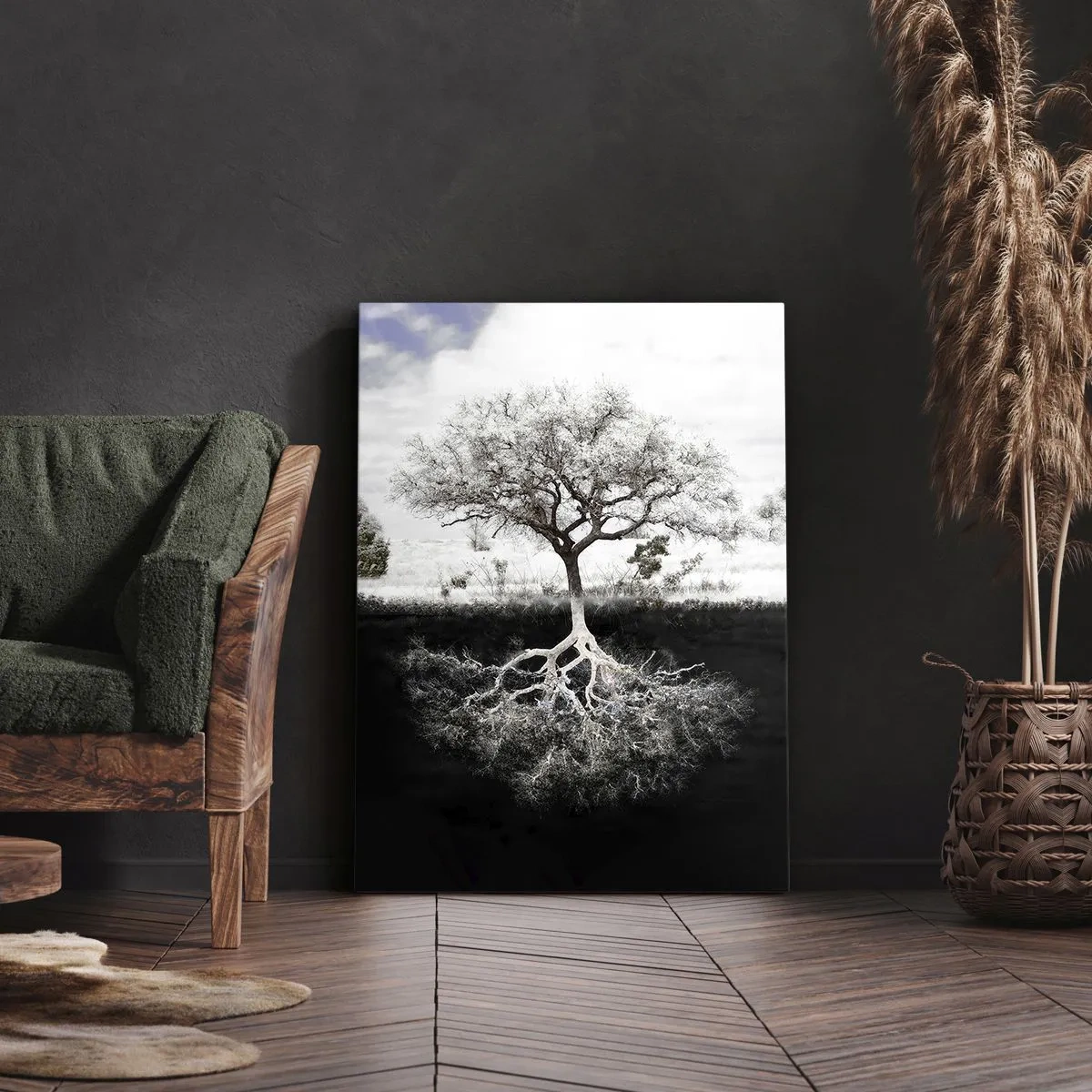 Lærredstryk - Billede på lærred - Opdagelse af verdens natur - 50x70 cm