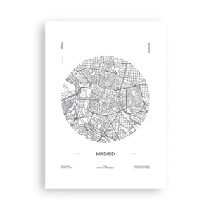 Plakat - Madrids anatomi - 50x70 cm