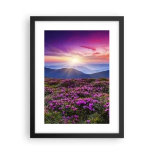 Plakat i sort ramme - Urter duftede friske bundter fra niw - 30x40 cm