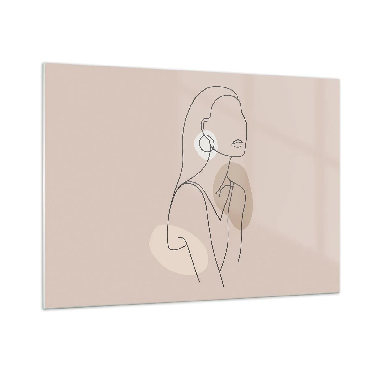 Billede på glas - Et ikon for pigelivet - 100x70 cm