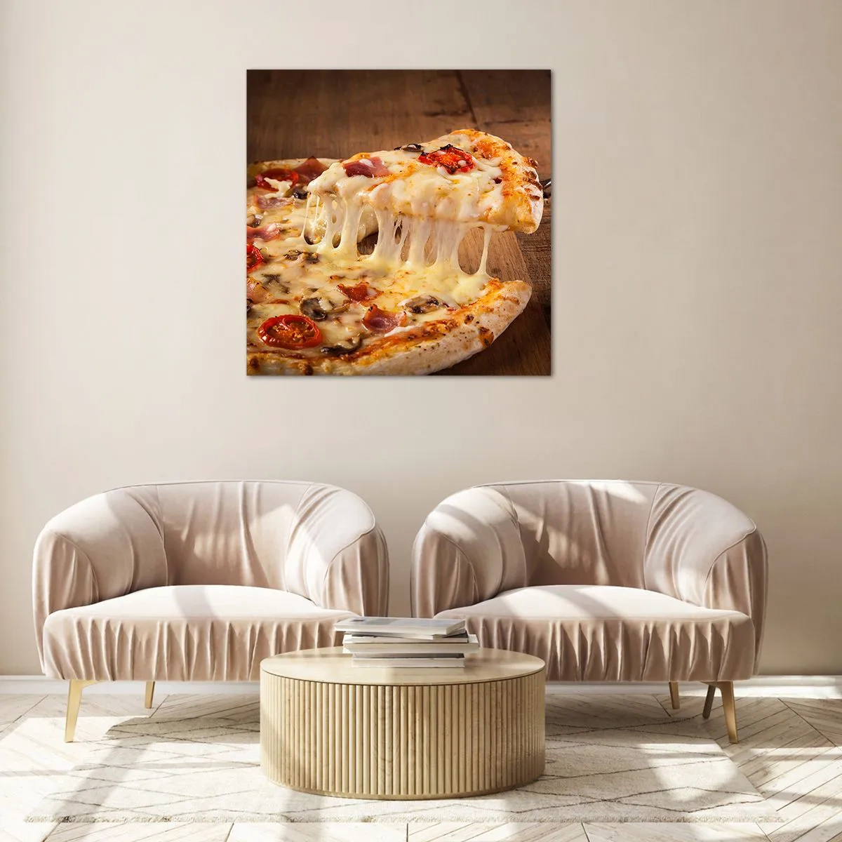 Billede på glas - Et mesterværk af italiensk kunst - 70x70 cm