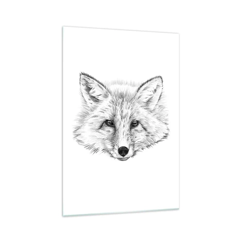 Billede på glas - Kan disse øjne lyve? - 70x100 cm