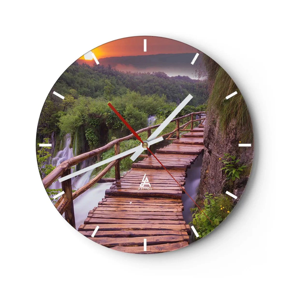 Vægur, Uret - En utrolig skønhed - 40x40 cm