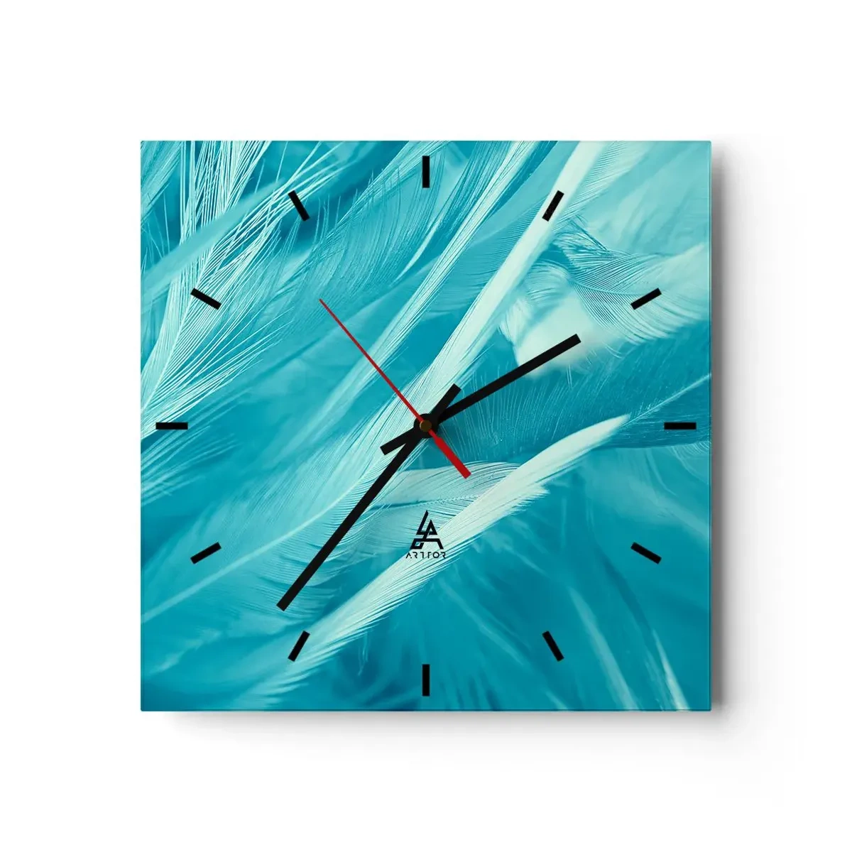 Vægur, Uret - At drukne i fluff - 30x30 cm