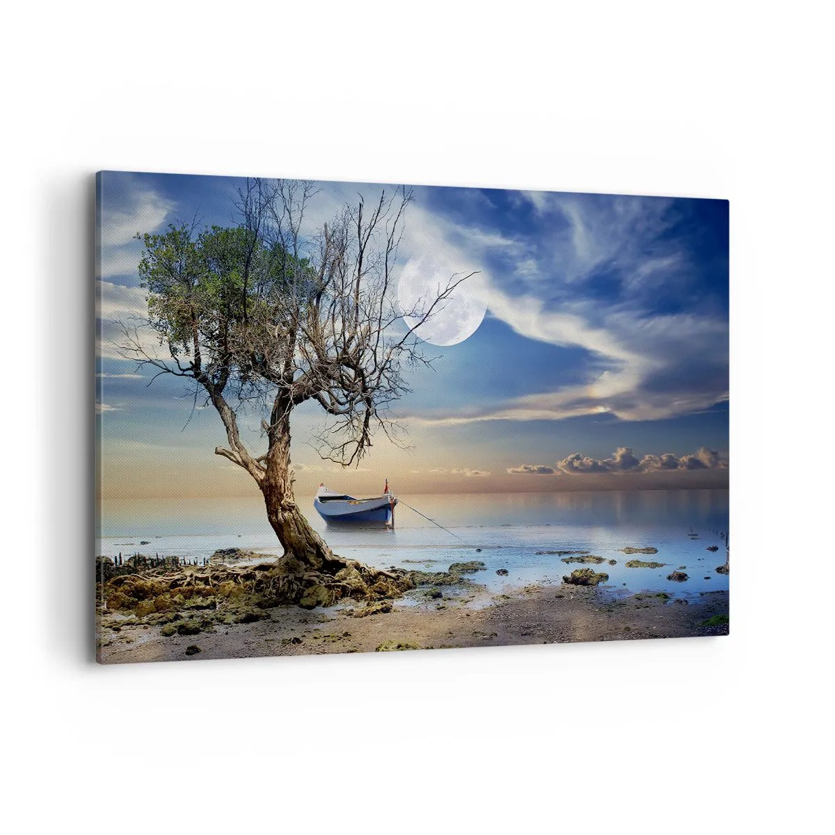 Lærredstryk - Billede på lærred - Er dette enden eller begyndelsen? - 120x80 cm