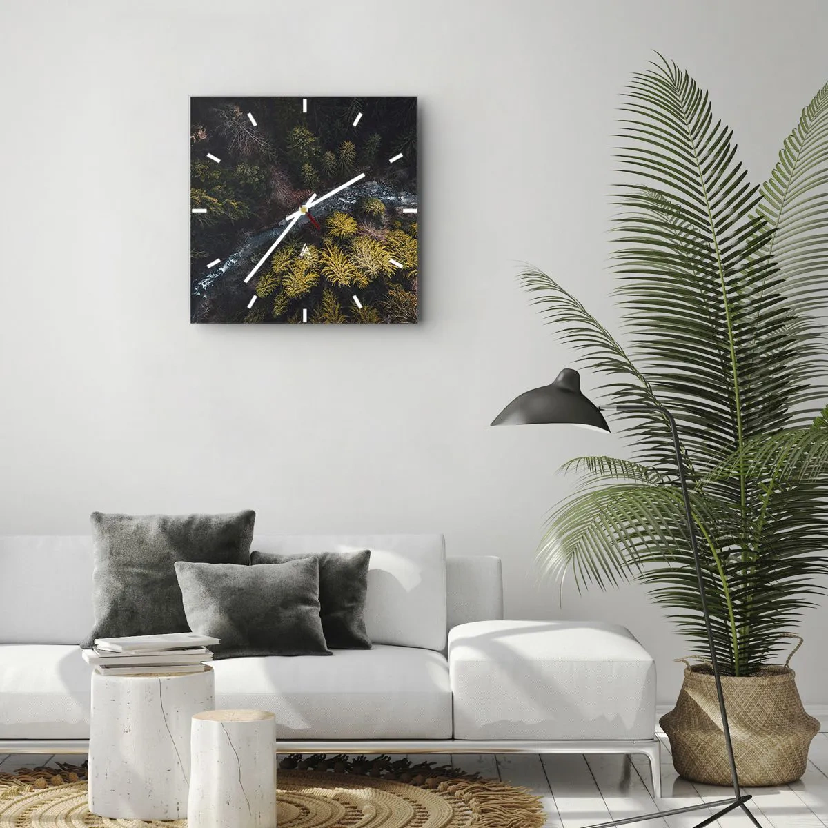 Vægur, Uret - Hurtigt, stadig hurtigere - 40x40 cm