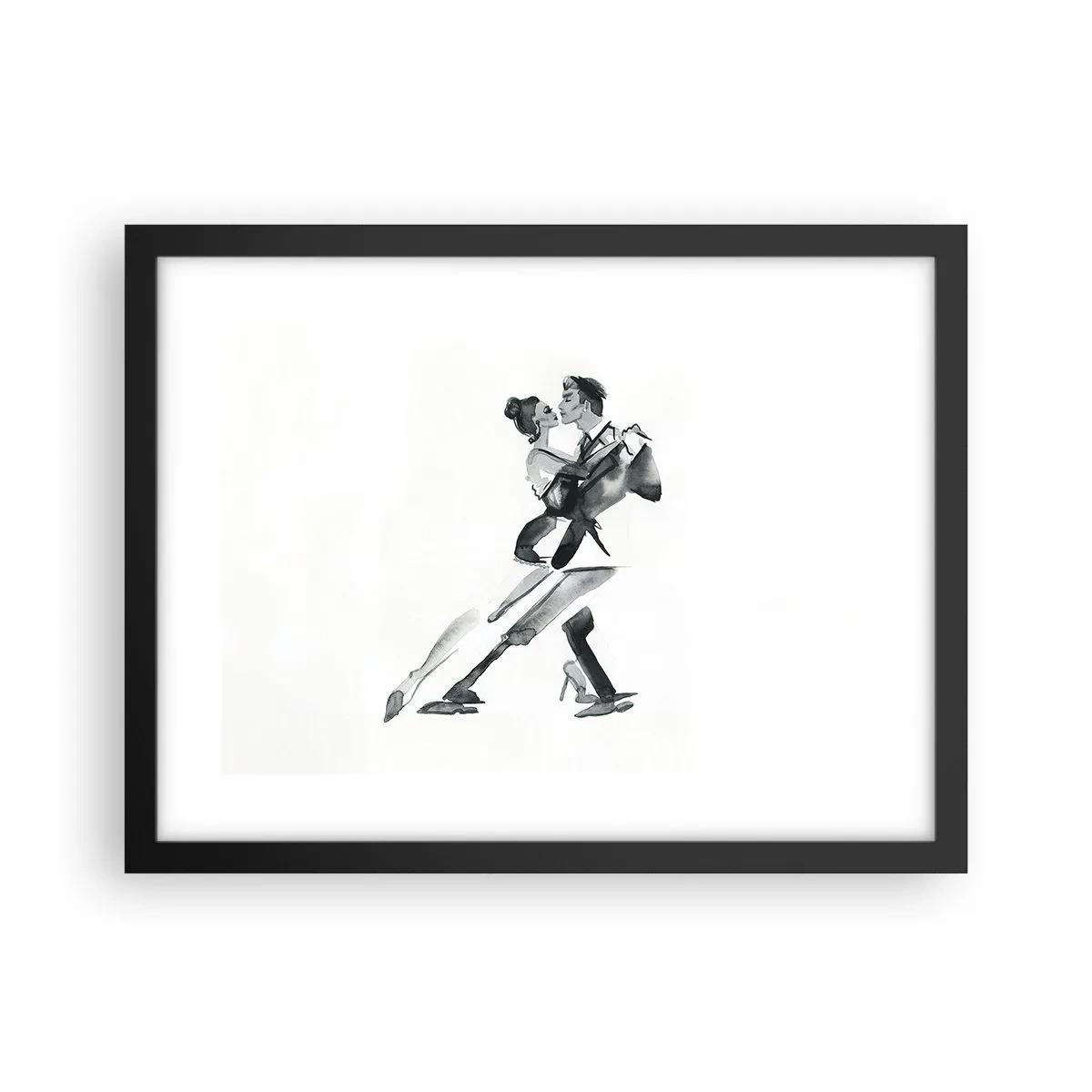 Plakat i sort ramme - I én rytme - 40x30 cm