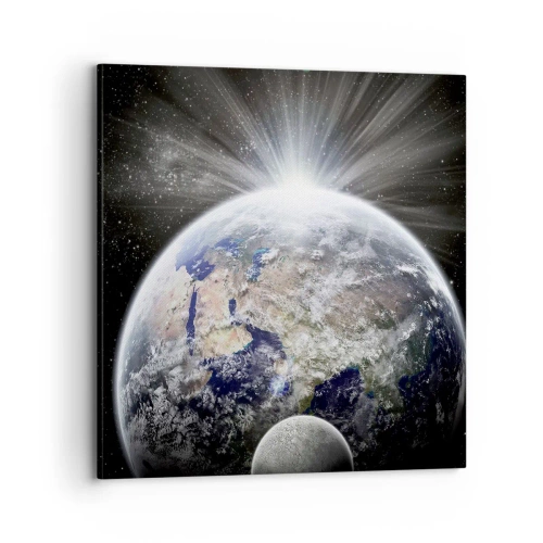 Lærredstryk - Billede på lærred - I fuldt blus - 70x70 cm