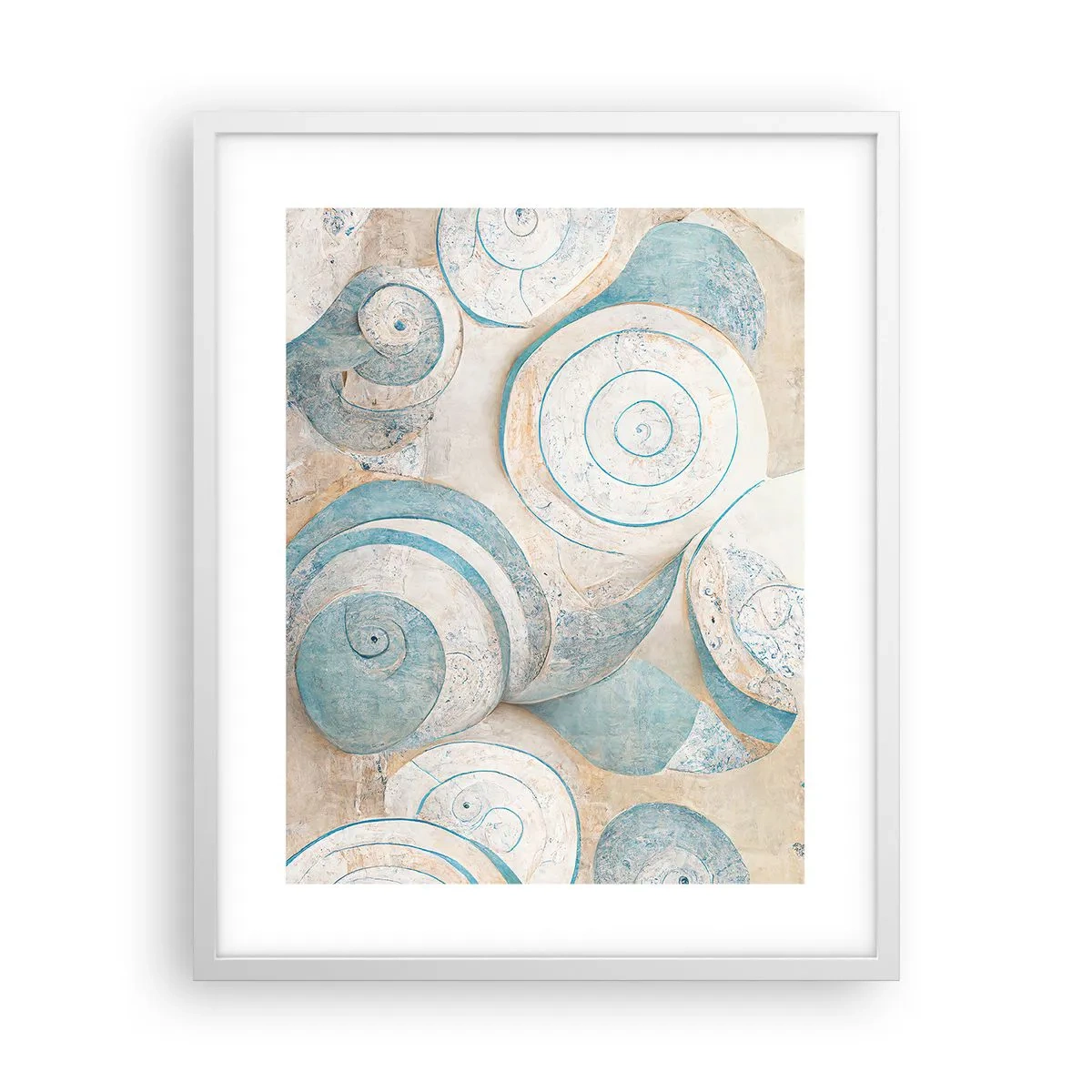 Plakat i hvid ramme - Hvad gemmer skallen på? - 40x50 cm