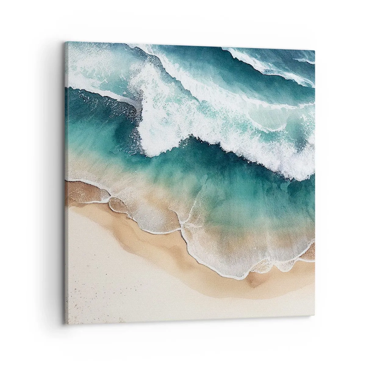 Lærredstryk - Billede på lærred - Et evigt møde - 50x50 cm