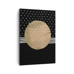 Lærredstryk - Billede på lærred - Komposition: galaksens flag - 50x70 cm