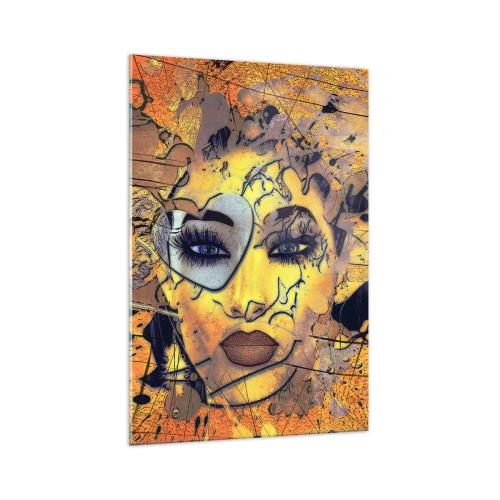 Billede på glas - Solrig skønhed - 70x100 cm