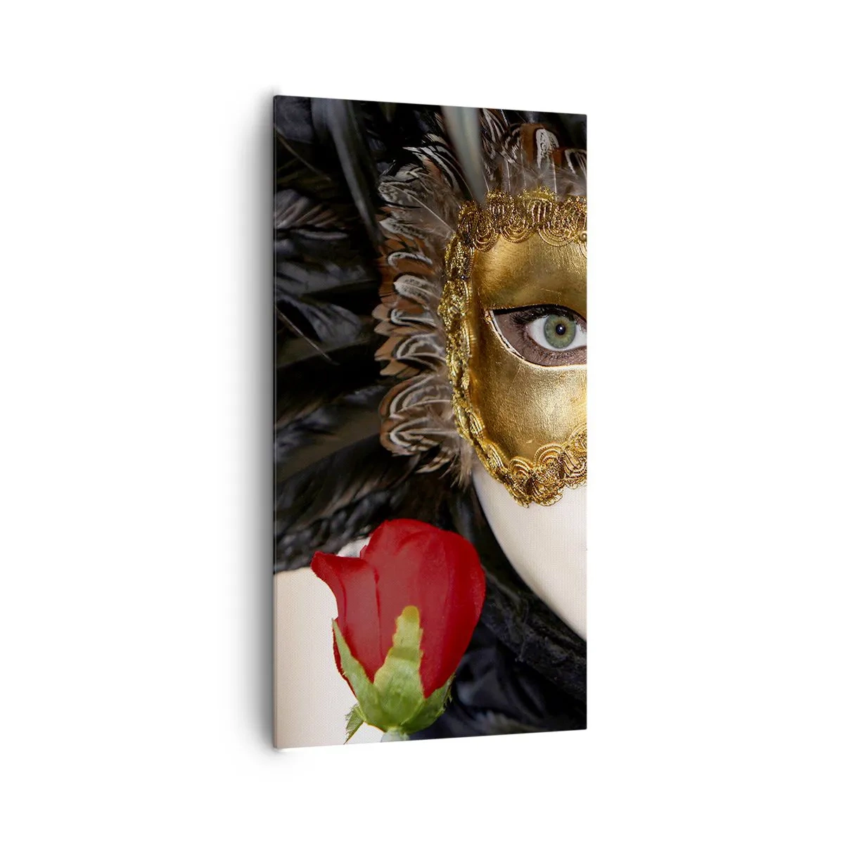 Lærredstryk - Billede på lærred - Fordi livet er et stort bal - 65x120 cm