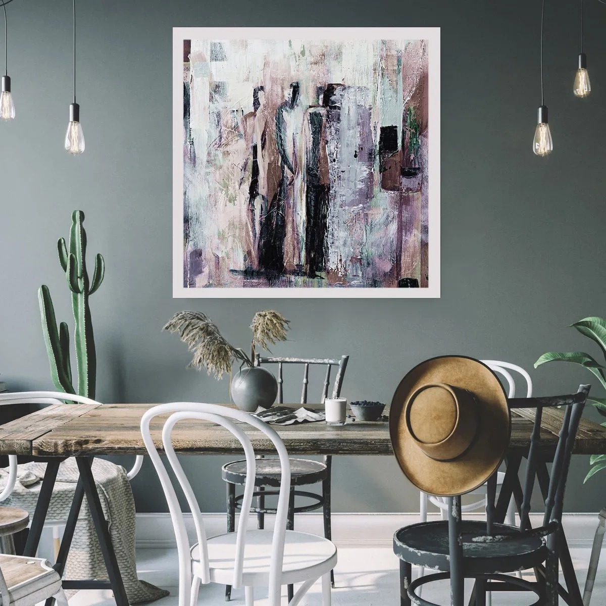 Plakat - De mystiske tre - 60x60 cm