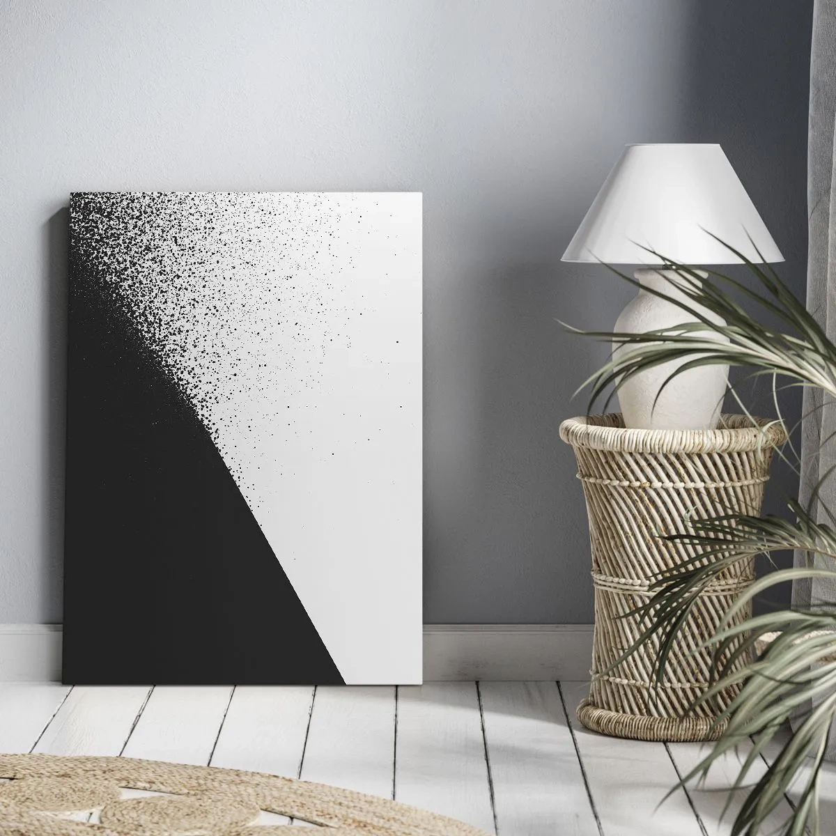 Lærredstryk - Billede på lærred - Hurtigere og hurtigere, mere og mere - 50x70 cm