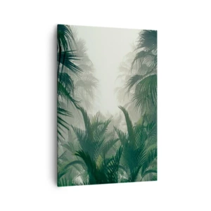 Lærredstryk - Billede på lærred - Tropisk mysterium - 70x100 cm