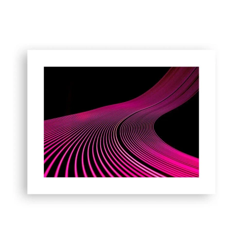 Plakat - En allé af lys - 40x30 cm