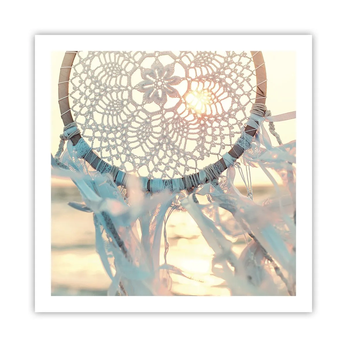 Plakat - Totem med blonder - 60x60 cm