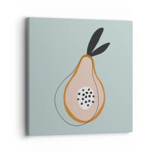 Lærredstryk - Billede på lærred - Trænge ind i tingenes natur - 30x30 cm