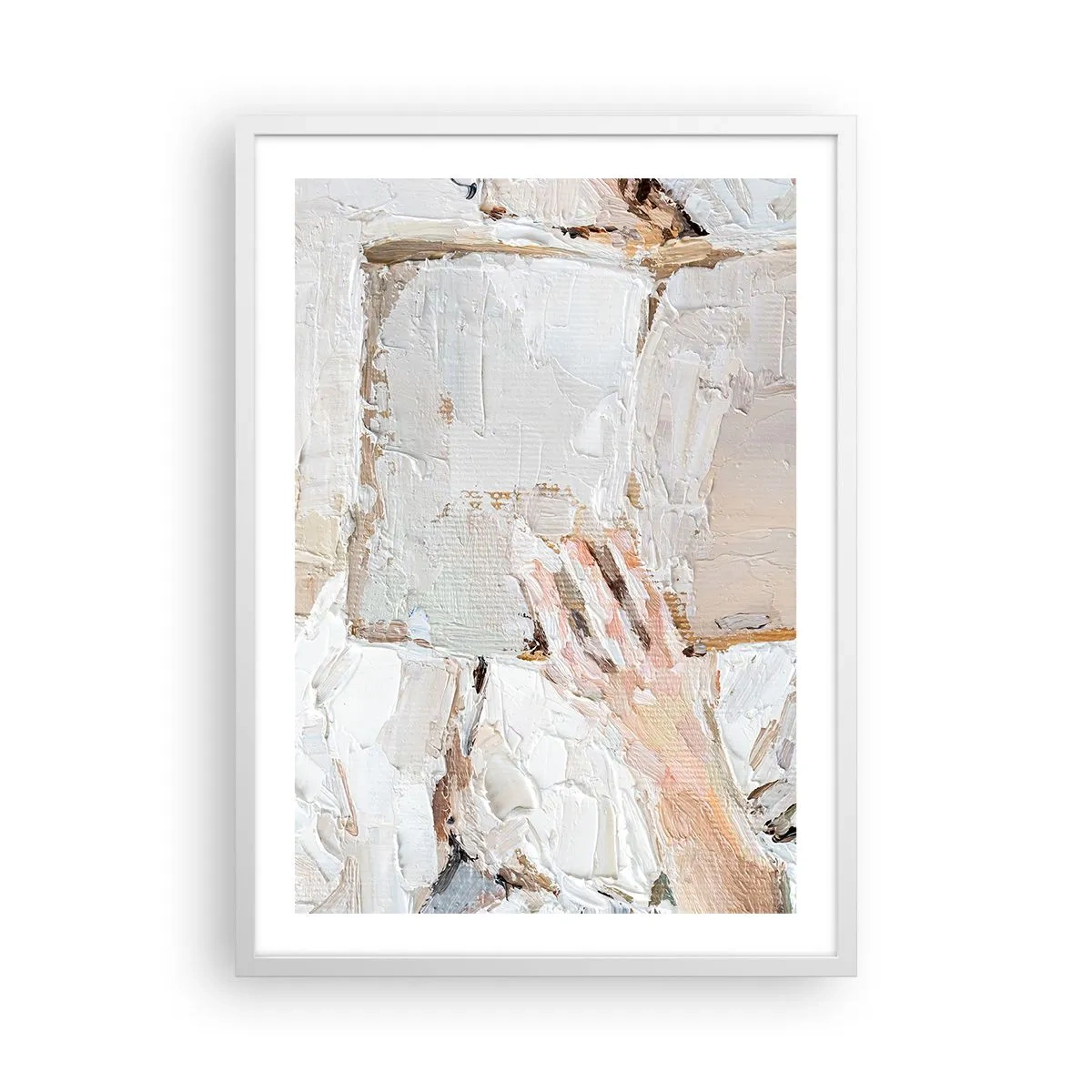 Plakat i hvid ramme - I en anden verden - 50x70 cm