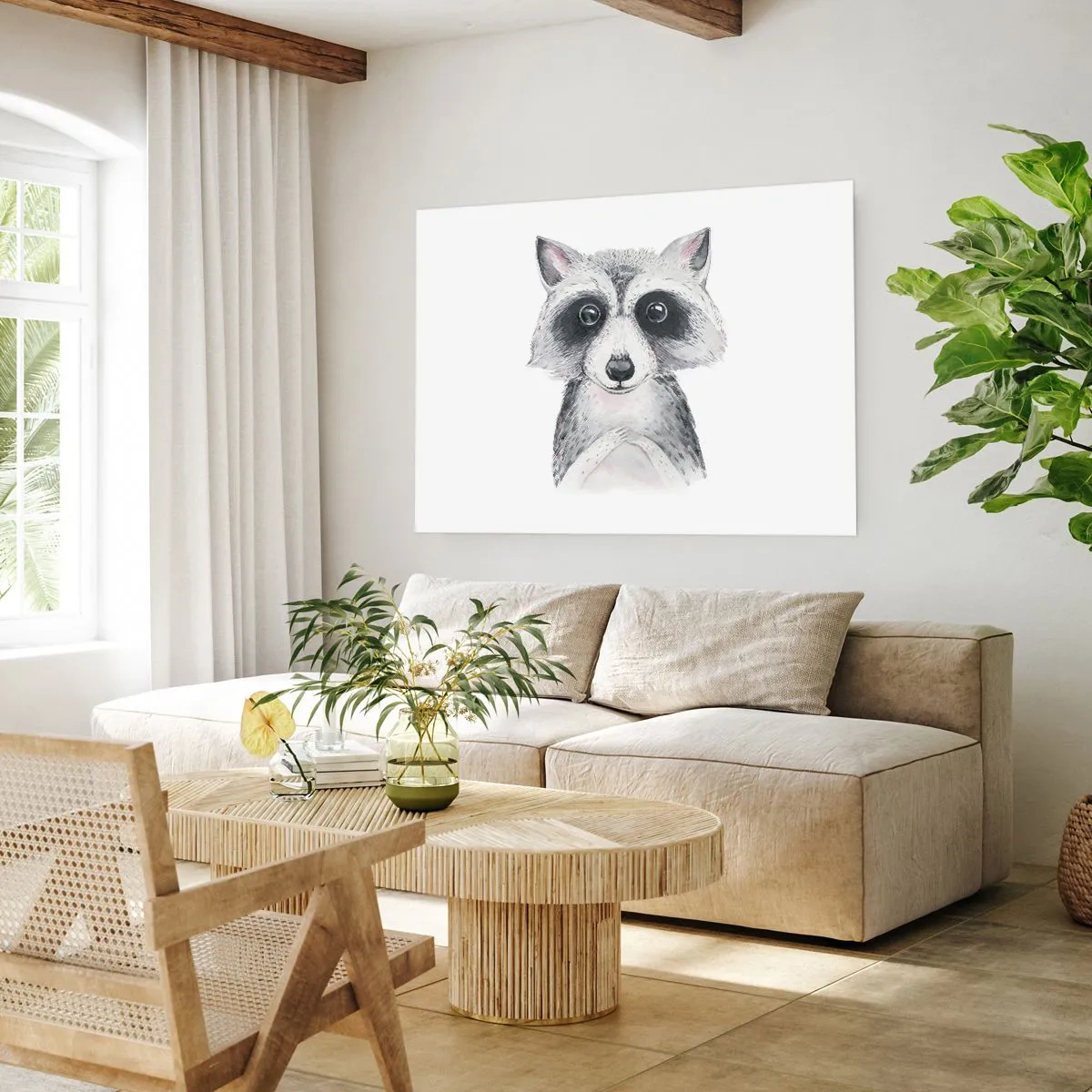 Plakat - Et øjeblik til at trække på skuldrene - 70x50 cm