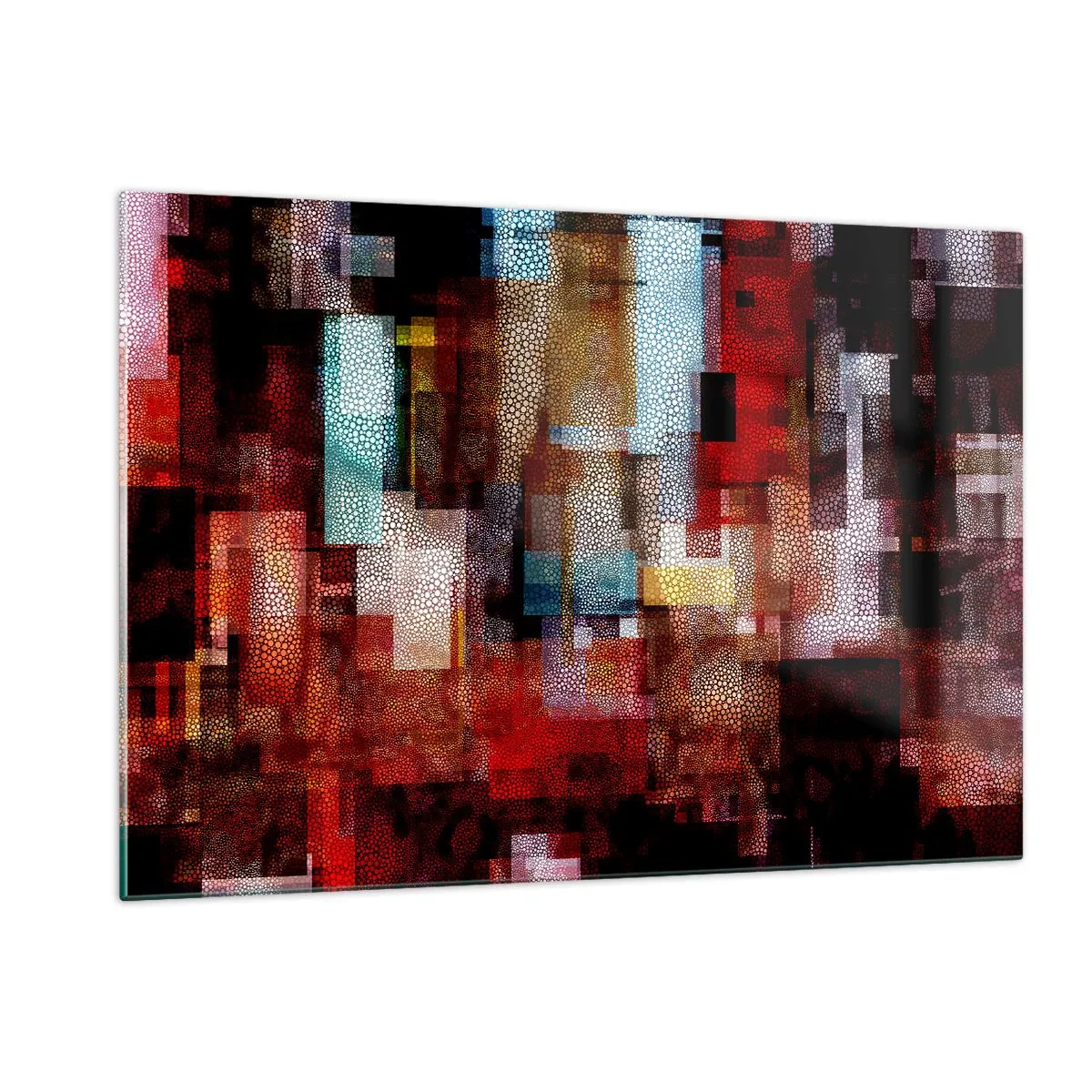 Billede på glas - Forvirring med forvirring - 120x80 cm