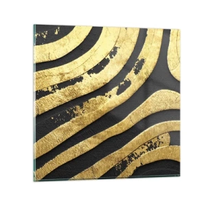 Billede på glas - Alt flyder - 70x70 cm