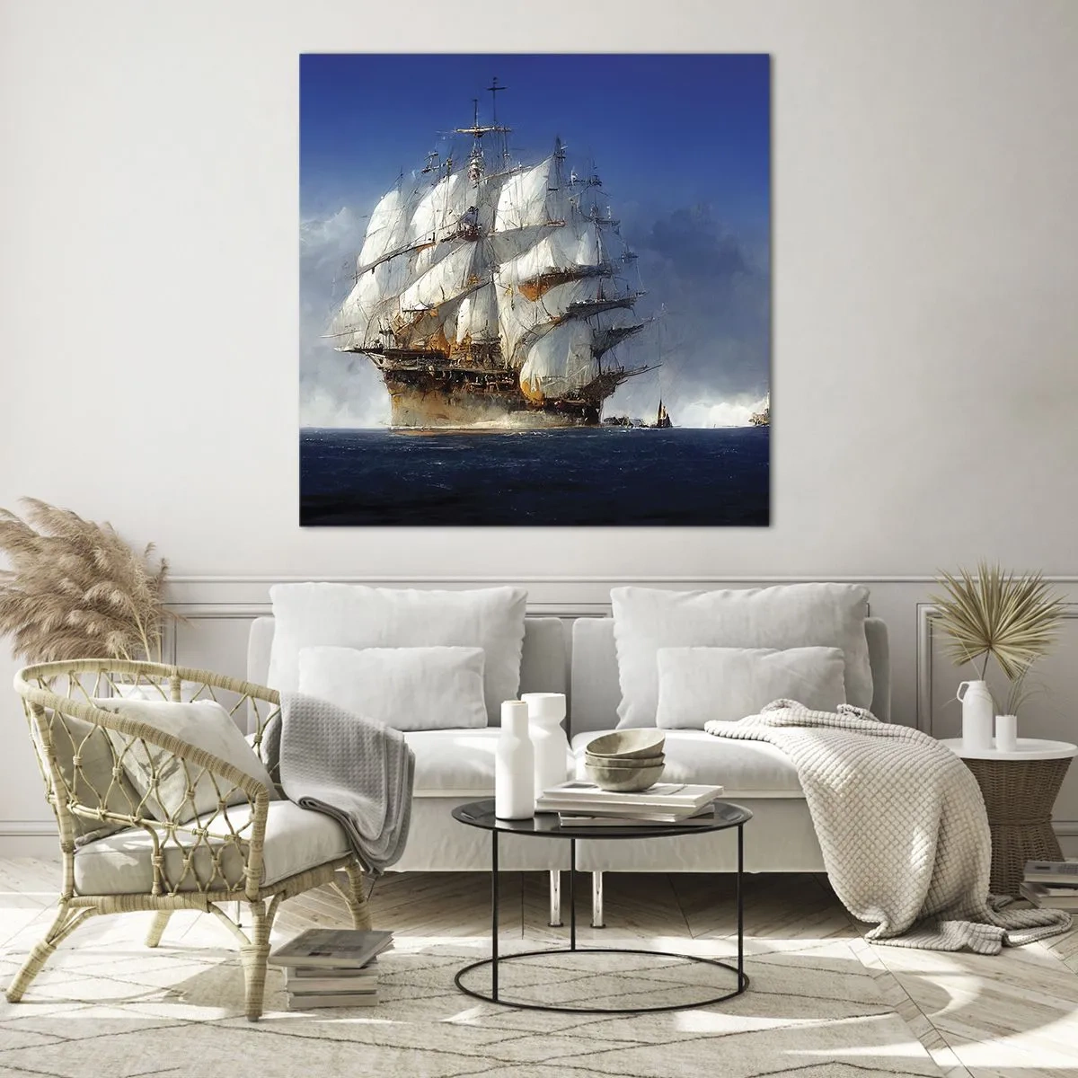 Billede på glas - Den store herlighed! - 60x60 cm