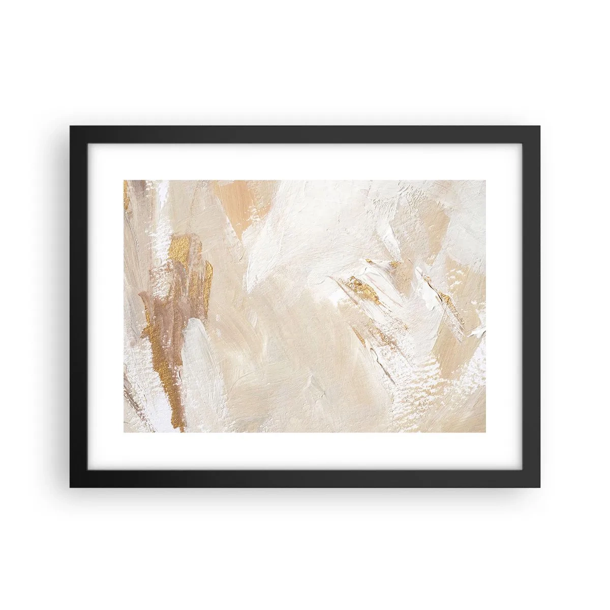 Plakat i sort ramme - Pastelkomposition - 40x30 cm