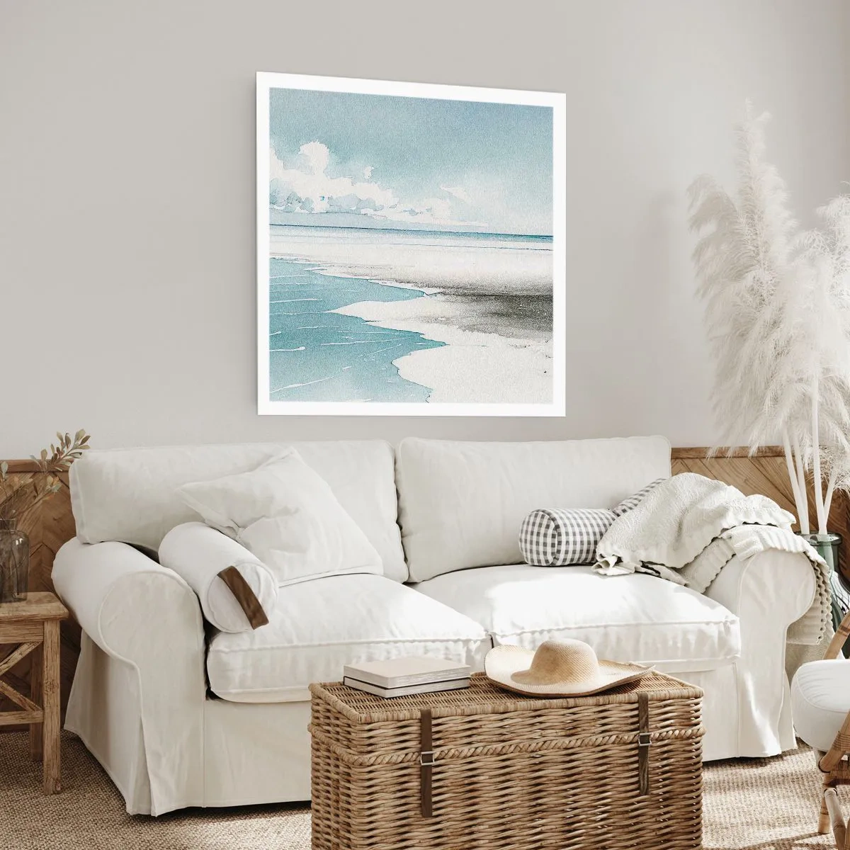 Plakat - Blidt tidevand - 50x50 cm