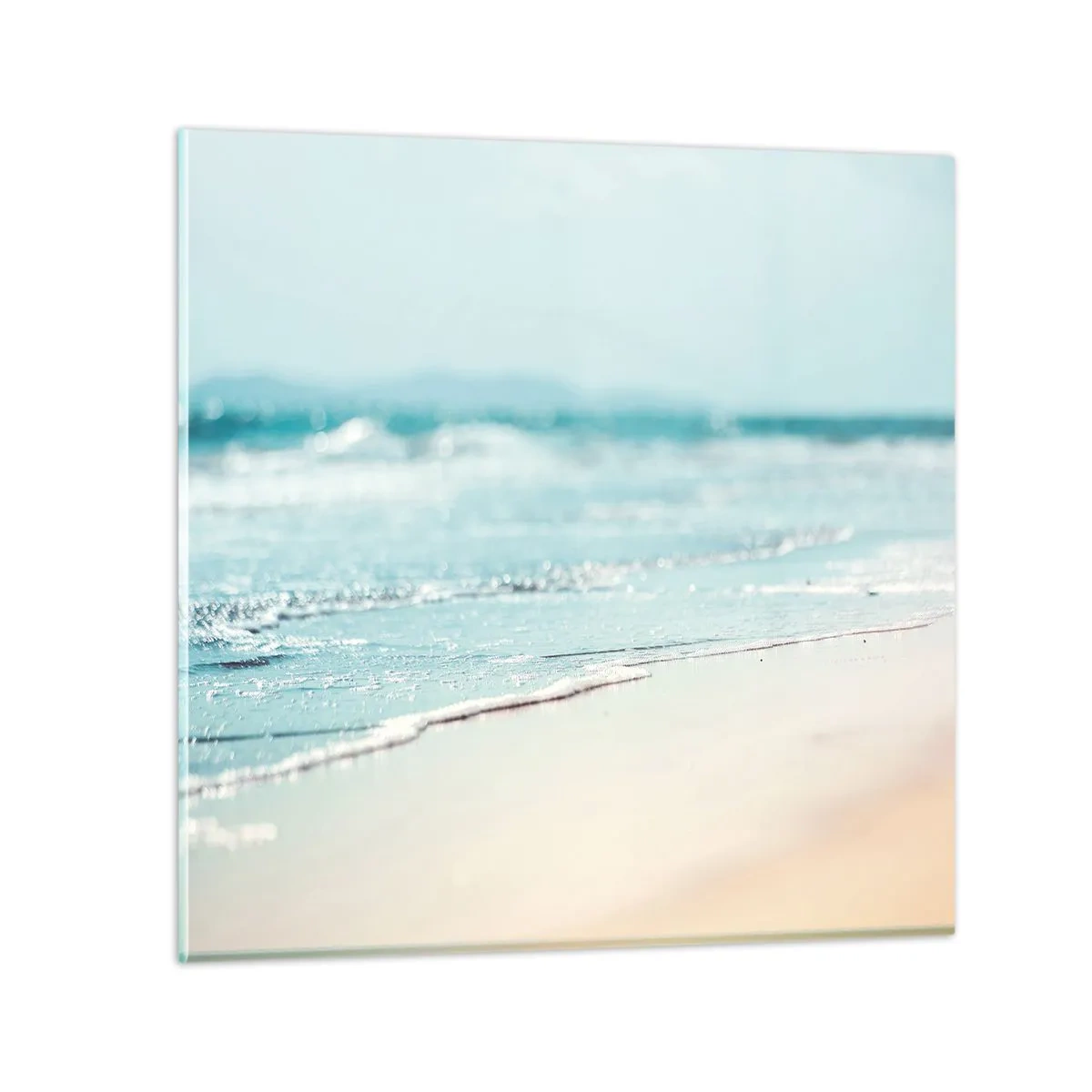 Billede på glas - Varme og støj - 40x40 cm