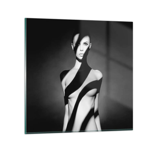 Billede på glas - I blænding og skygge - 30x30 cm