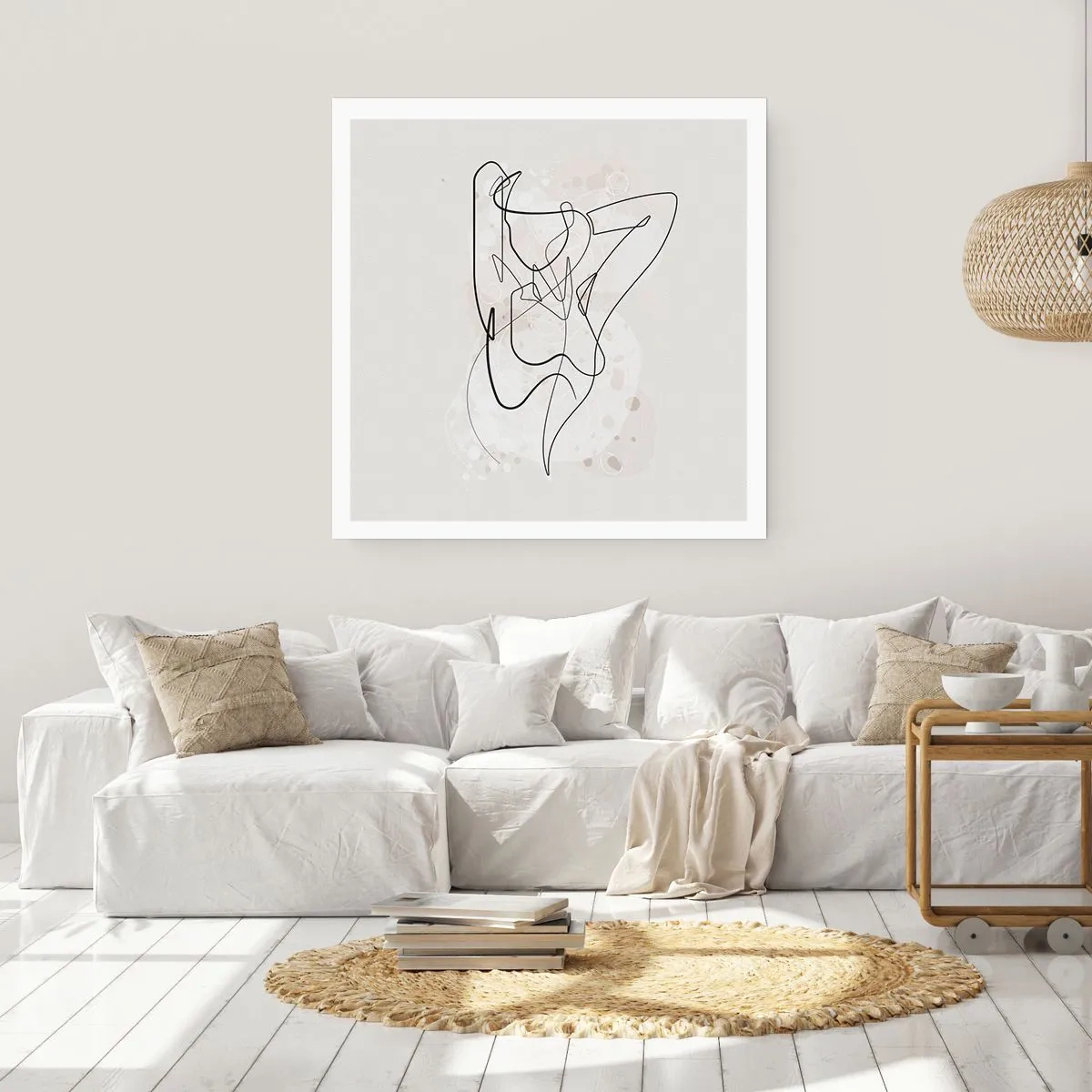 Plakat - Forførelsens kunst - 30x30 cm