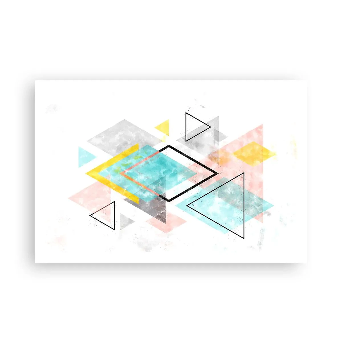Plakat - Geometrisk leg - 91x61 cm