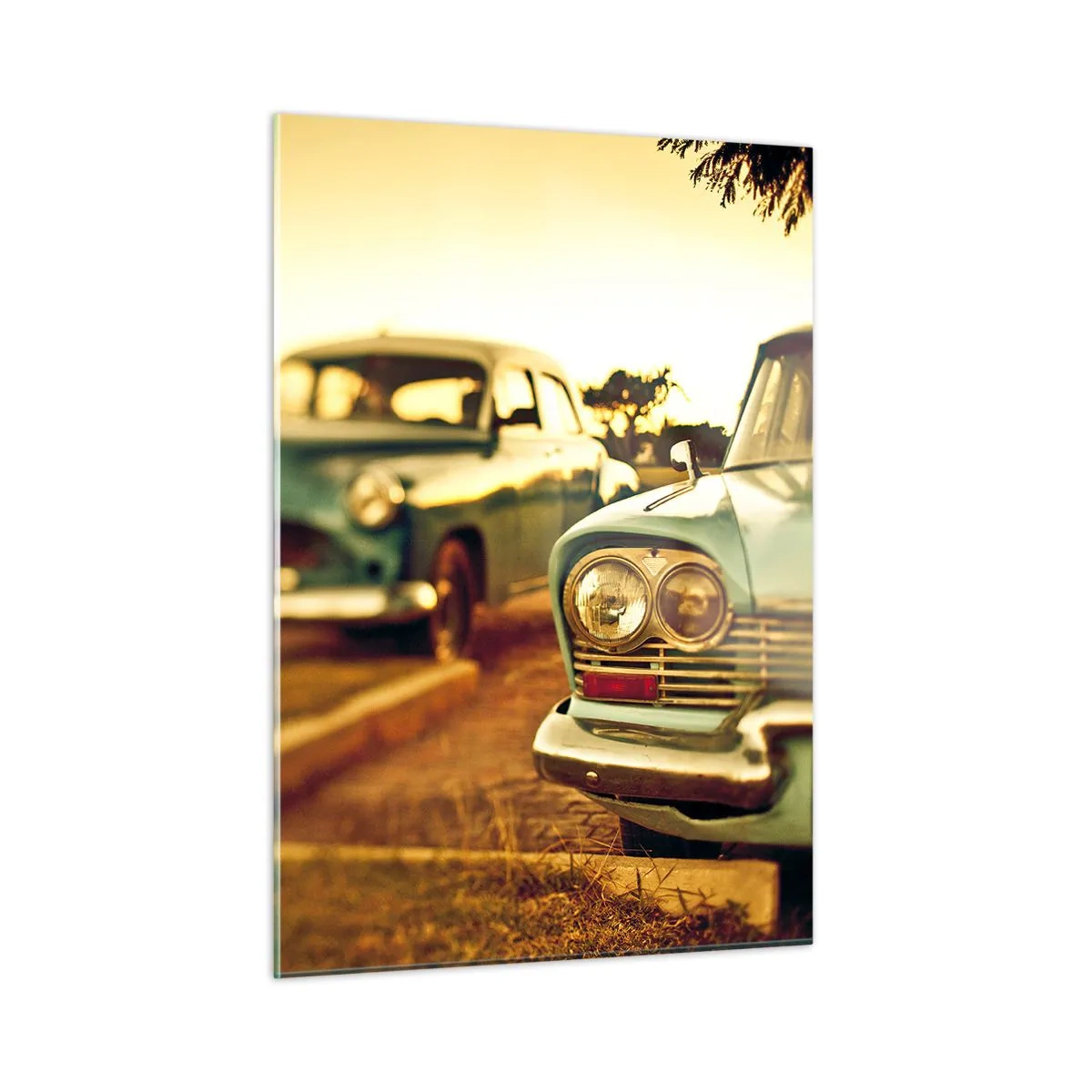 Billede på glas - Vi må vente og se - 50x70 cm