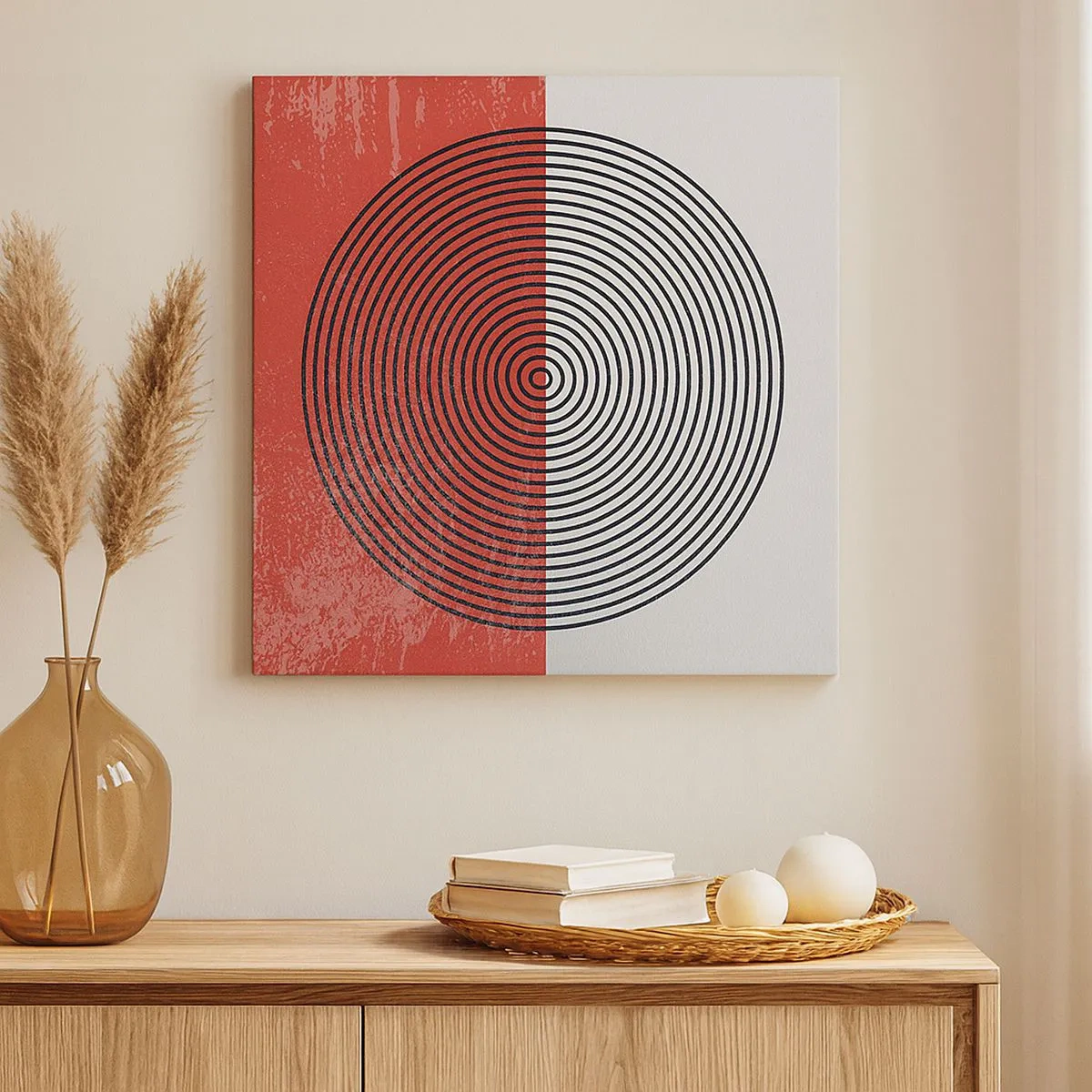 Lærredstryk - Billede på lærred - Lige til sagen - 30x30 cm