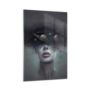 Billede på glas - Og planeterne er ved at gå amok... - 80x120 cm