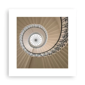 Plakat - I midten af en skal - 30x30 cm