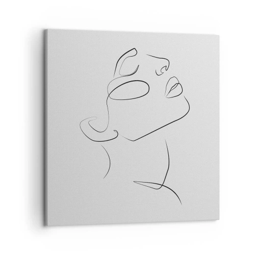 Lærredstryk - Billede på lærred - En drømmes slyngninger - 50x50 cm